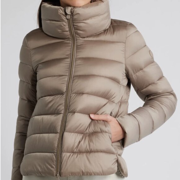 EUC Save the Duck Elsie Pearl Gray Jacket - Picture 1 of 8